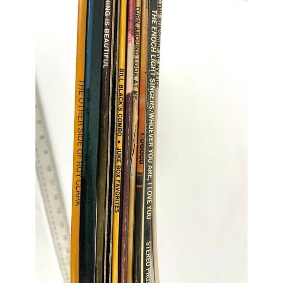 VTG Lot of 10 Vinyl Records LP 60s 70s Conniff Clark Bill Black Jukebox - Picture 8 of 9